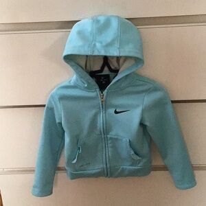 Nike Light Blue Zip-up Hoodie